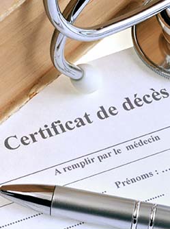 La rédaction et la transmission du certificat de décès - MACSF